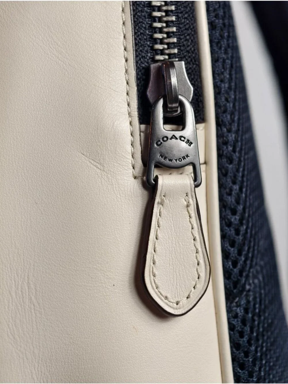 Coach West Backpack Signature Canvas Varsity Motif Leather Trim Limited Edition